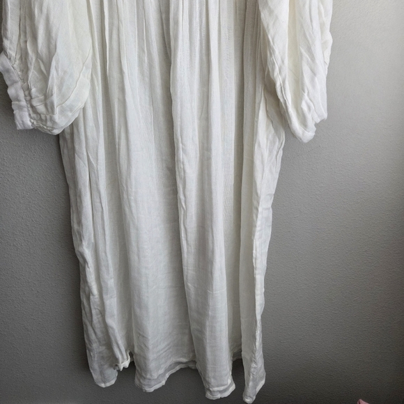 Daughters of India Kyra Midi Dress in White Gauze size XL NWT - Picture 8 of 12